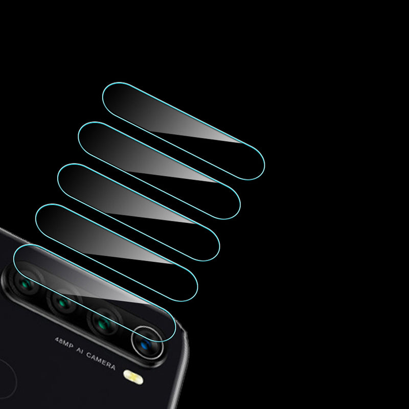 Bakeey Xiaomi Redmi Note 8 Anti-scratch Aluminum Metal Circle Ring + Tempered Glass Rear Phone Lens Protector
