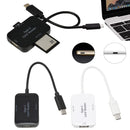 3 in 1 USB SD TF Card Reader USB3.1 Type C Hub OTG Adapter For OnePlus 5 S8 Xiaomi6 PC Laptop