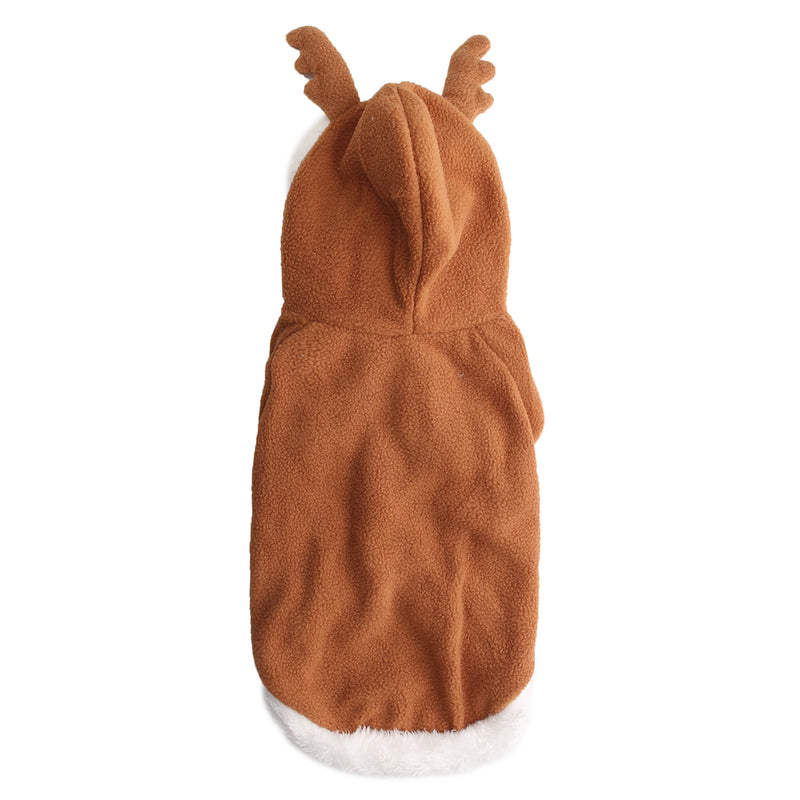 Pet Dog Puppy Christmas Lovely Deer Sweater Hoodie Jumpsuit Coat Clothes Outwear Coats