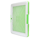 3 Tire Indoor Puppy Dog Pet Potty Training Pee Pad Mat Tray Grass Toilet With Tray