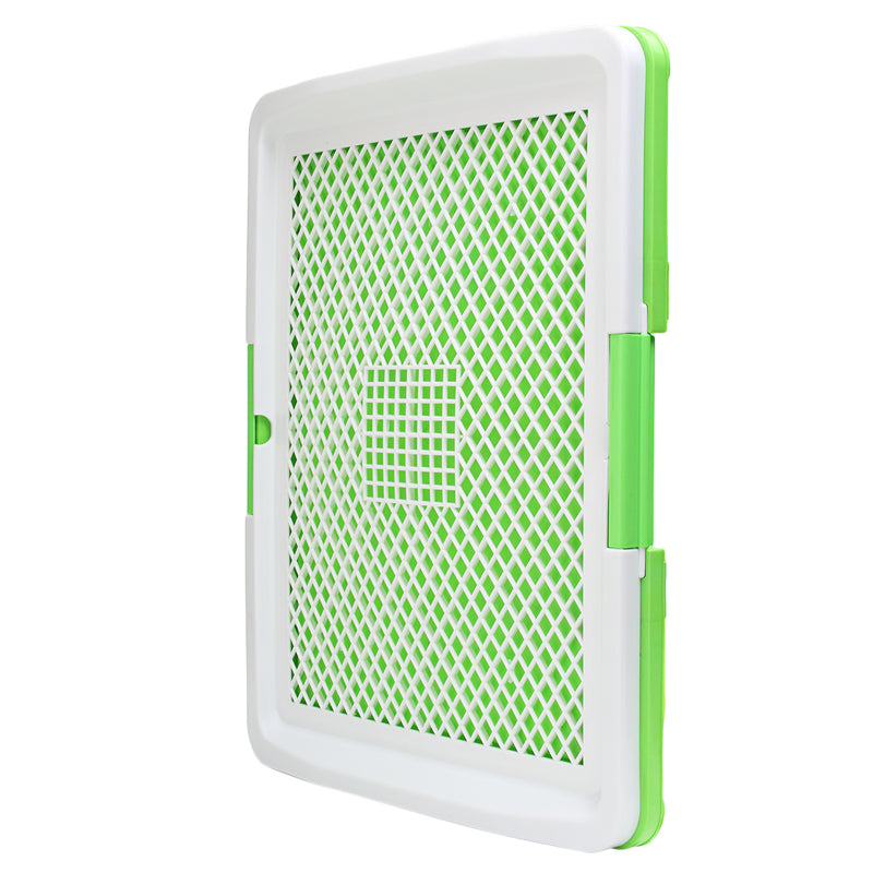 3 Tire Indoor Puppy Dog Pet Potty Training Pee Pad Mat Tray Grass Toilet With Tray