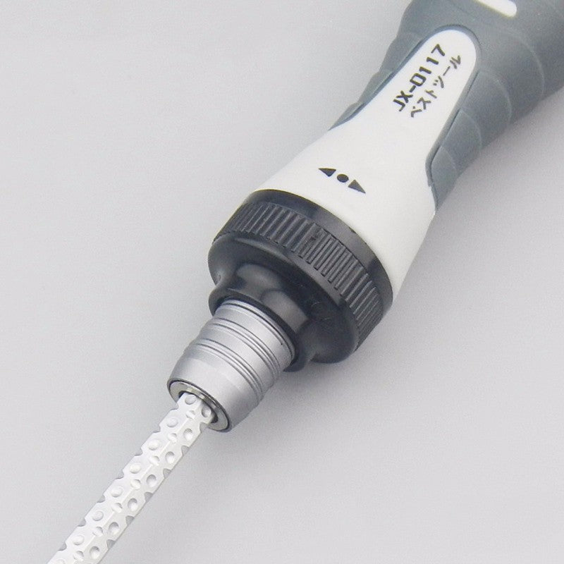 JERXUN Dual-use Three Gear Shifting Ratchet Bolt Telescopic Hand Tools Magnetic Screwdriver Tool