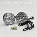 CNSUNNYLIGHT 2Pcs OSR LED Headlight Daytime Running Light Assembly White 12V Auto DRL Fog Day Light Replace For Toyota Car-Styling Accessories