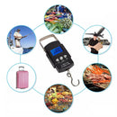 50kg Portable Digital Luggage Scale with 1m Ruler