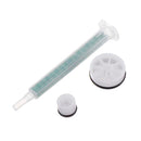 5Pcs/set 50ml 4:1 AB Glue Tube Dual Glue Cartridge Two Component Dispenser Tube with Mixing Tube Mixing Syringe for Industrial Glue Applicator