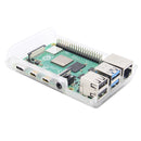 20pcs Transparent Protective ABS Case Support Cooling Fan for Raspberry Pi 4 Model B