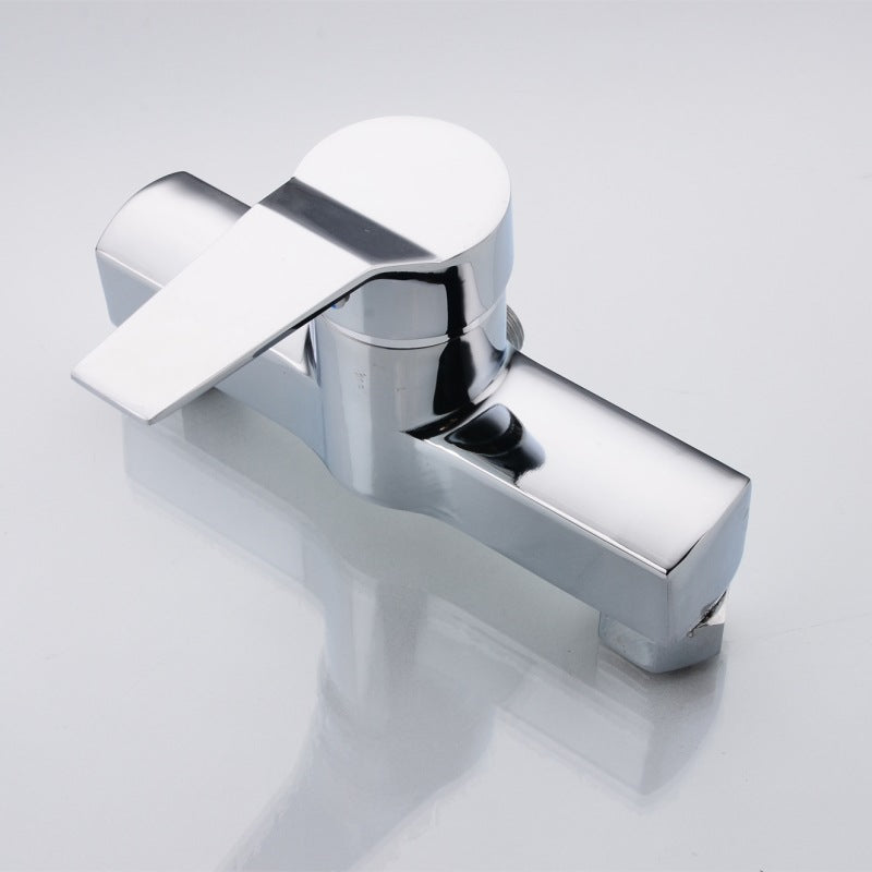 Bathroom Zinc Alloy Wall Mounted Hot & Cold Shower Mixer Valve Bath Shower Faucet Basin Bathtub Mixer Tap