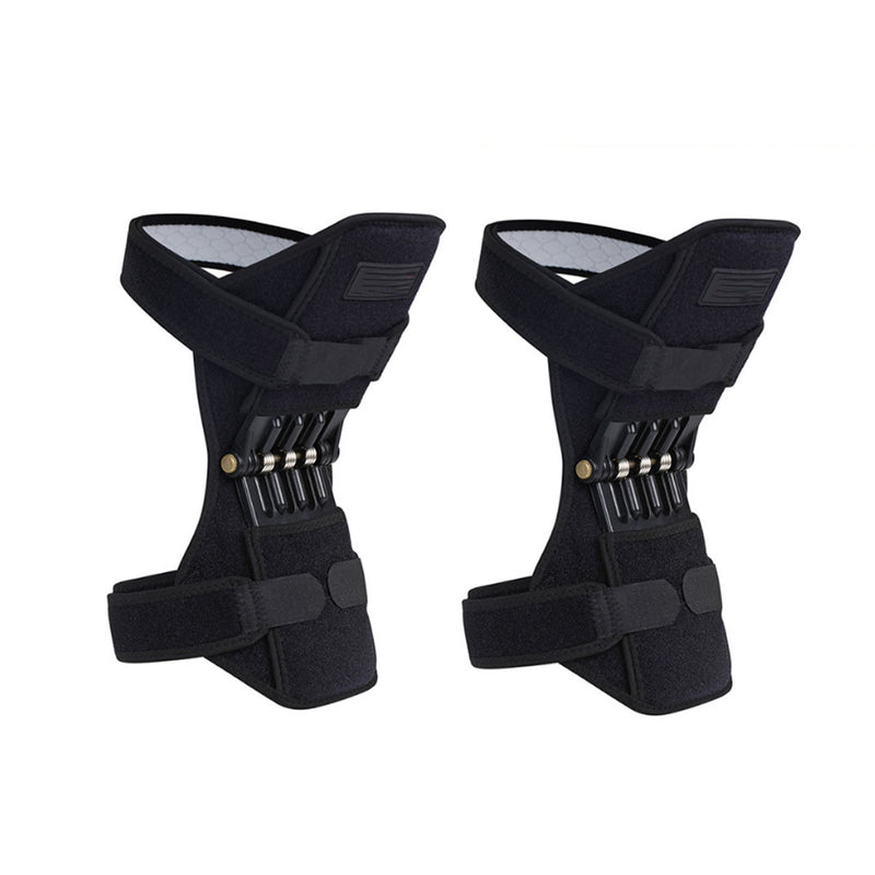 1 Pair Spring Knee Support Patella Booster Adjustable Joint Brace Pad Sports Training Protector