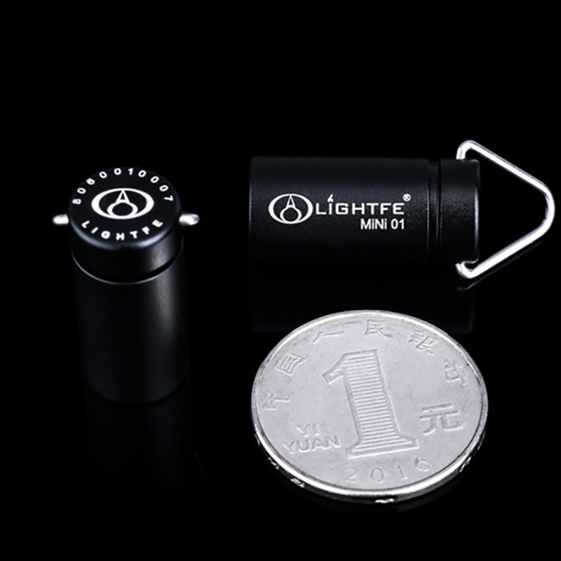 LightFe O1 100LM Aeronautic Aluminum Super Mini EDC Flashlight Pocket IPX6 Waterproof Keychain Light
