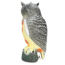 43cm Garden Protection Pest Repellent Bird Scarer Artificial Resin Owl Courtyard Landscape Ornament