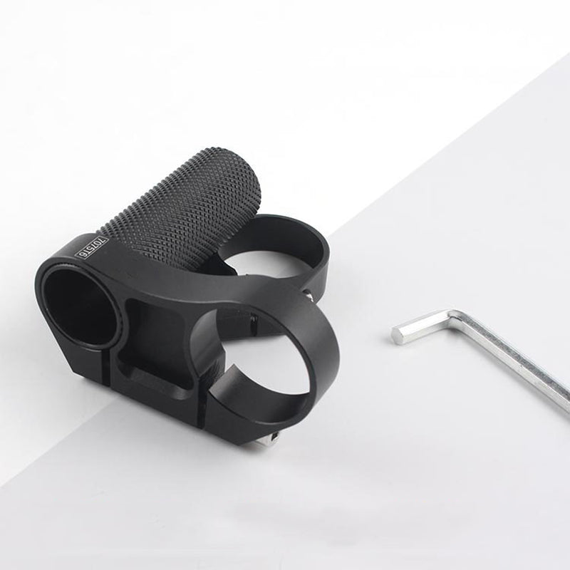 Qikour Folding Bike CNC Lightweight 7075 T6 Aluminum Double Stem BMX T-head Tube Adapter 25.4mm 31.8