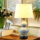 Cotton Textured Fabric PVC Linen Shade Desk Ceiling Lampshade 255*190*155mm