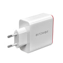 BlitzWolf BW-PL2 30W QC3.0 3 Ports USB Charger EU Adapter With Power3S Tech For Smartphone Tablet