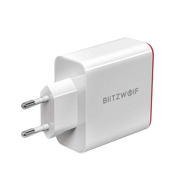 BlitzWolf BW-PL2 30W QC3.0 3 Ports USB Charger EU Adapter With Power3S Tech For Smartphone Tablet