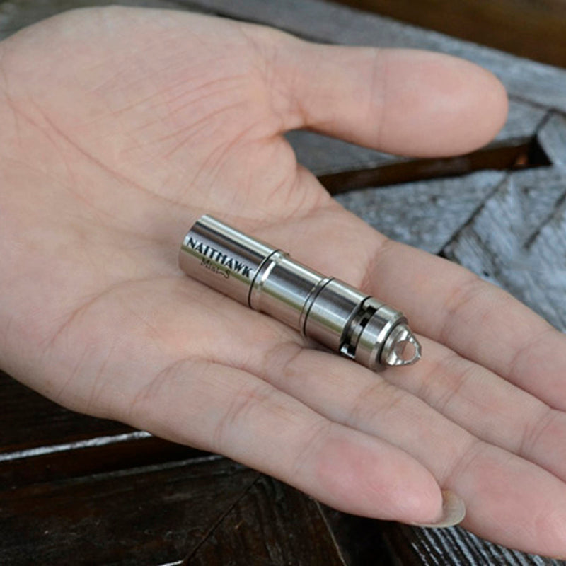 NAITHAWK MINI-S XPG-2 130LM 2 Modes Mini Flashlight IPX8 Waterproof EDC Keychain Light