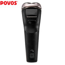 POVOS PQ8300 Rechargeable Electric Shaver for Men Fully USB Charge Razor Triple Blades Waterproof