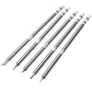 KSGER 5pcs T12-BC2/T12-I/T12-B/T12-K/T12-24 Soldering Iron Tips Soldering Tips