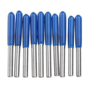 Drillpro 10pcs 3.175mm Shank 90 Degree 0.1/0.2/0.3mm Tip Engraving Bit CNC Tool