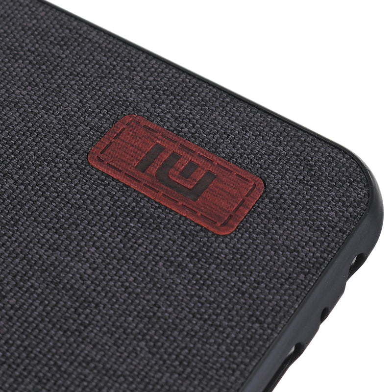 Bakeey Luxury Fabric Splice Soft Silicone Edge Shockproof Protective Case For Xiaomi Redmi Note 8T