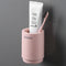 Wall Mount Toothbrush Holder Wash Cup Toothpaste Portable Hanging Gargle Cup