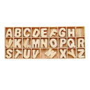 156X Wooden Scrabble Tiles Letters Puzzle Blocks Crafts Wood Alphabet Kids Early Education Toys Gift