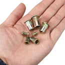 Suleve MXZN7 300Pcs Mixed Steel Rivet Nut Rivnuts Blindnuts Nutserts M3-12mm Nut Insert Rivet Assortment Kits
