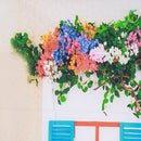 5x7FT Vinyl Spring House Garden Photography Backdrop Background Studio Prop