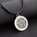 Simple Five-pointed Star Pendant Nordic Ornaments Creative Men's Necklace