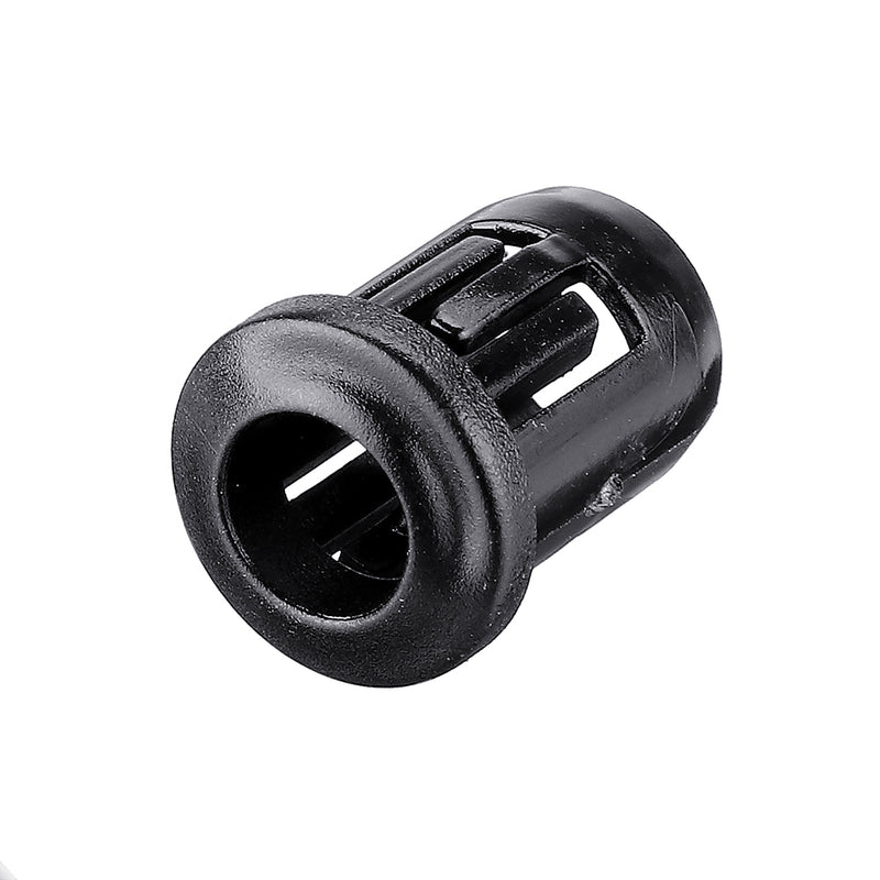 200pcs 5MM LED Holder Black Plastic Diode Lampshade Holder Clip Bezel Mount Light Case Cup Bezels Mounting Cases