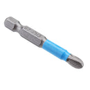 Drillpro 12pcs Screwdriver Bit 1/4 Inch Hex Shank Anti Slip PH2 Phillips Magnetic Impact Screwdriver Bits