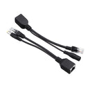 6pcs  POE Adapter Cable Tape Screened POE Switch Cable POE Splitter Injector Power Supply 12V Synthesizer Separator Combiner