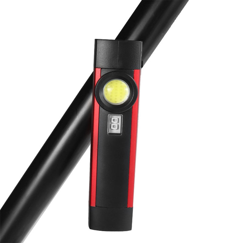 Skywolfeye Portable LED+COB+UV 500Lumens 4Modes USB Rechargeable Work Light Outdoor Multifunctional Waterproof Maintenance Lamp Flashlight with Magnets