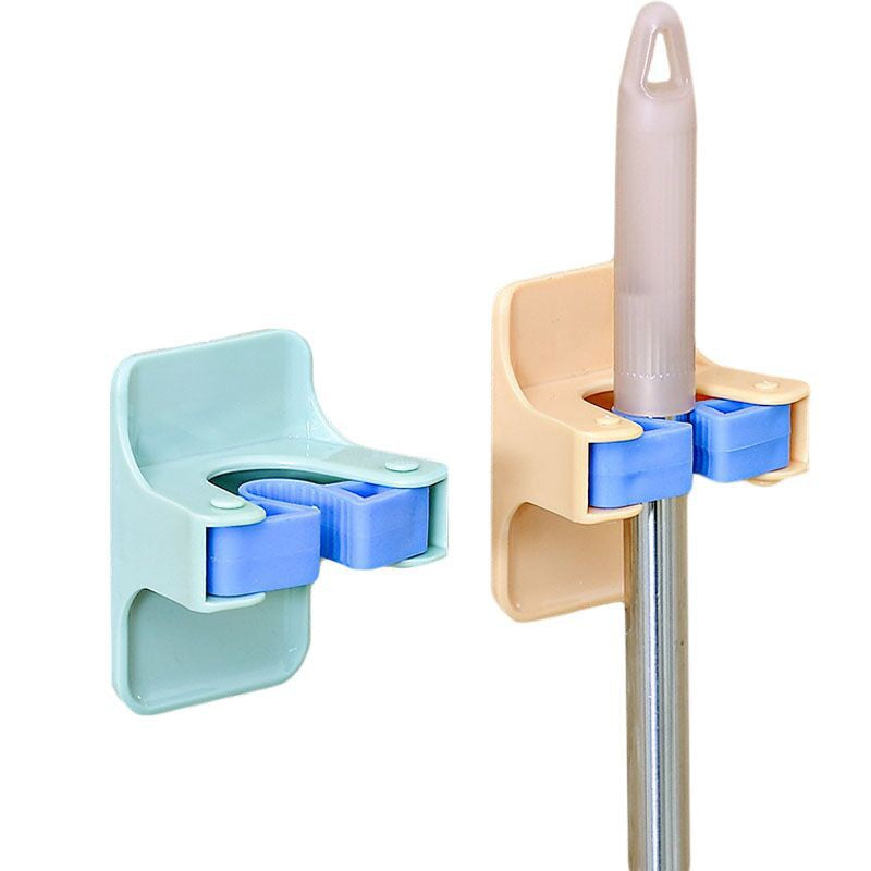 Bathroom Mop Brush Broom Hanger Holder Home Hooks Hanging Storage