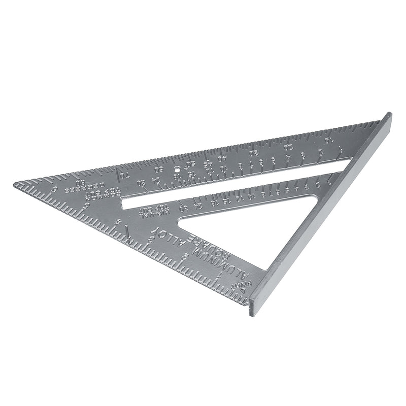 2pcs Aluminum Alloy 7 Inch Metric Triangle Angle Ruler Woodworking Square Layout Tool