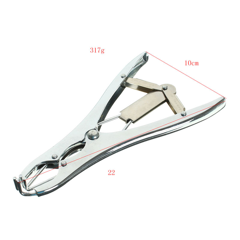Sheep Castration Pliers Tail Docking Cattle Castration Applicator With  100 Marking Rings Tools kit
