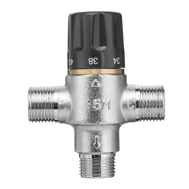 Full Copper Temperature Mixing Valve Thermostatic Core Thermostatic Shower DN15 16m/h