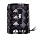 Mini Wireless bluetooth Speaker FM Radio TF Card Colorful Light Music Speaker with Mic