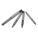 Drillpro Upgraded 4PCS Double Side Damaged Screw Extractor Bolt Stud Tool Out Remover