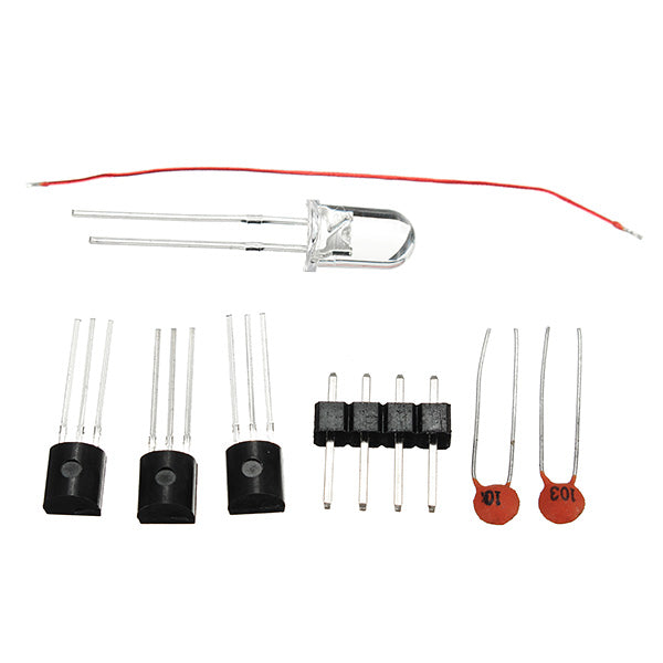 5Pcs 3-12V GSM Mobile Phone Signal Flashlight DIY Kit Electronic Circuit Training Suite
