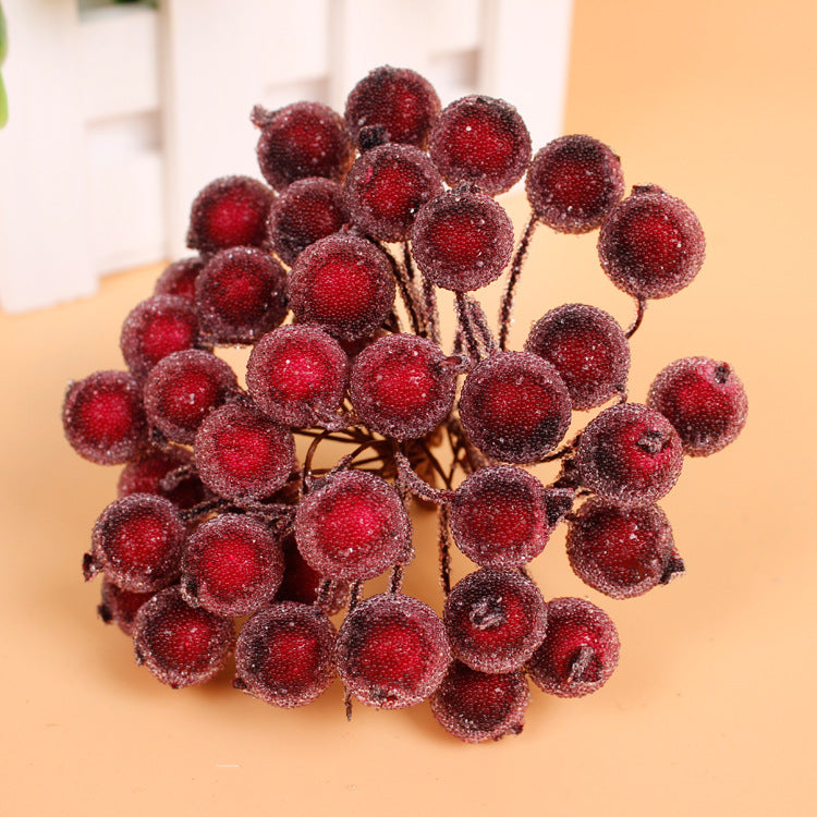 20pcs Artificial Simulation Foam Berry Pomegranate Fruit Bouquet Garlan Wedding Party Decoration