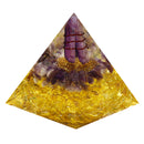 Himalayas Stone Orgone Pyramid Energy Generator Tower Home Reiki Healing Crystal Room Decorations