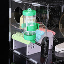 Hamster Acrylic Cage Clear 1 Layer Mice Mouse Castle Rat House Toy Pet Bed Kids Gift