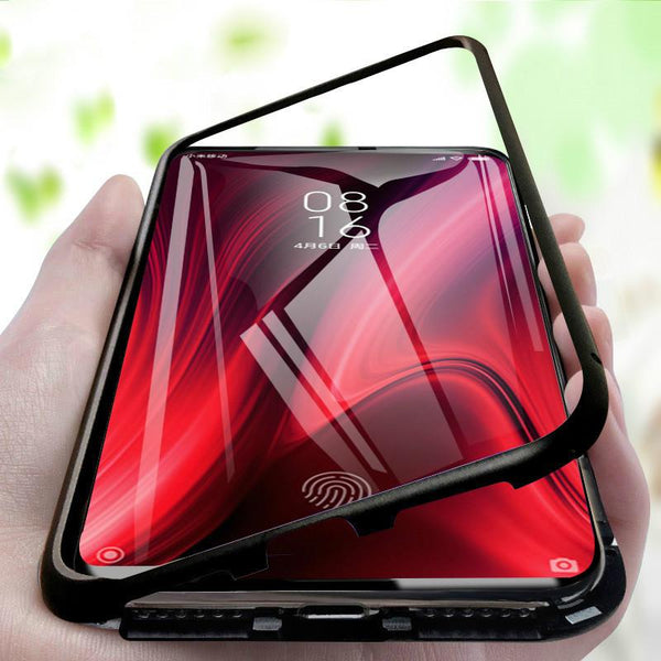 Bakeey 360 Magnetic Adsorption Metal Tempered Glass Flip Protective Case for Xiaomi Mi 9T/ Mi9T Pro / Xiaomi Redmi K20/ Xiaomi Redmi K20 PRO
