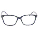 KCASA Camellia Color Cat Eye Pattern Fashion Reading Glasses Resin With Bag