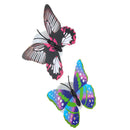 DIY LED Glowing 3D Butterfly Night Light Sticker Design Mural Home Wall Decal Decoration