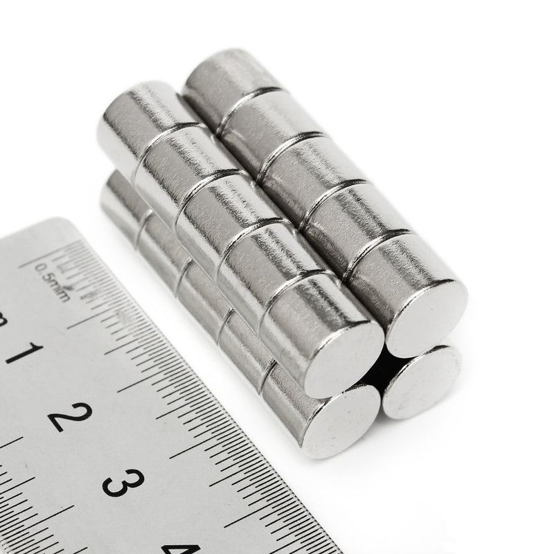 20pcs N50 Strong Round Cylinder Magnets 10 mm x 8 mm Rare Earth Neodymium Magnet