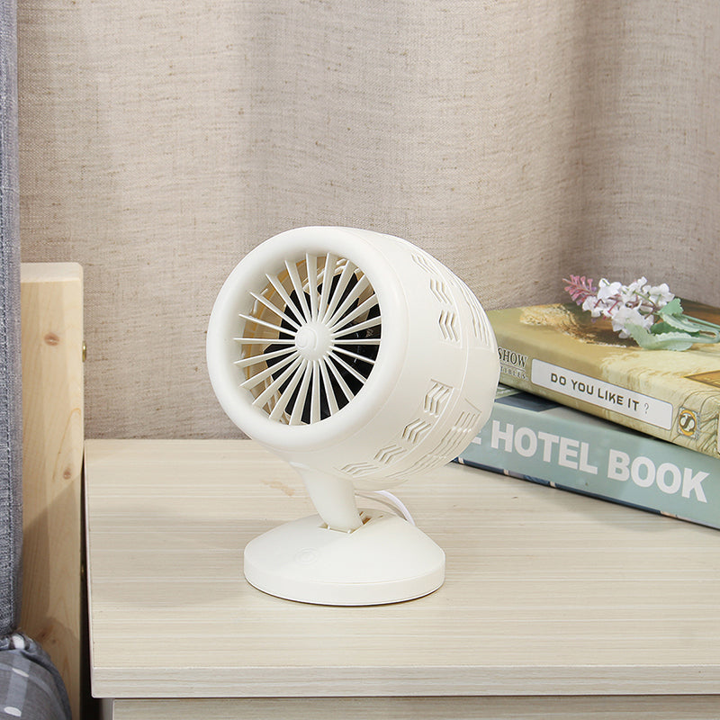 5V USB Household Electric Fan 2 Gears Small Mini Desktop Cooling Turbo Fan Touch Switch