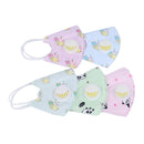 Honana 3PCS Cartoon Children PM2.5 Face Mask Kids Breath Valve Anti Haze Breathable Mask Anti Dust Mouth-muffle Respirator