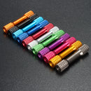 Suleve M3AR3 10Pcs M3 35mm Knurled Standoff Aluminum Alloy Multicolor