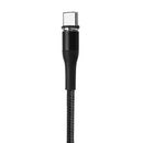 USAMS US-SJ334 U29 Type C LED Magnetic Braided Fast Charging Cable 1M For Tablet Smartphone